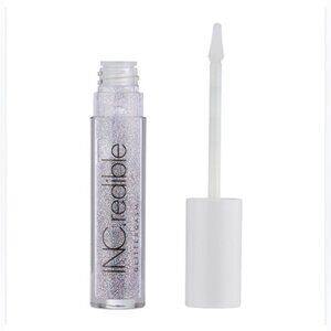 INCredible GLITTERGASM Glitter Lip Topper, I'm a Firecracker silver